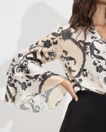 SHIRT PRINTED MAO V NECK - Image 4
