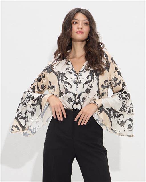 50016.jpg SHIRT PRINTED MAO V NECK - Image 1