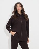 SHIRT OVERSIZE CONTRAST SIDE
