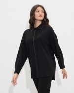 SHIRT OVERSIZE CONTRAST SIDE - Image 2