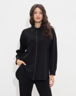 SHIRT OVERSIZE CONTRAST SIDE - Image 3