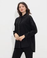 SHIRT OVERSIZE CONTRAST SIDE - Image 4