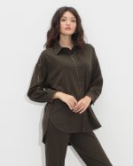 SHIRT OVERSIZE CONTRAST SIDE - Image 13