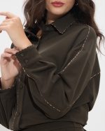 SHIRT OVERSIZE CONTRAST SIDE - Image 14