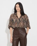 SHIRT CHIFFON ZIG ZAG - Image 2