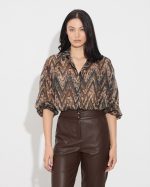 SHIRT CHIFFON ZIG ZAG - Image 3