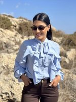 SHIRT CHIFFON RUFFLES