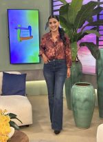 TROUSER JEAN FLARED LEG