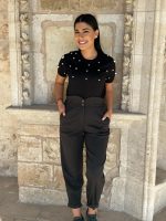 TROUSER COTTON HIGH WAIST - Image 2