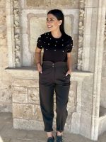 TROUSER COTTON HIGH WAIST - Image 6
