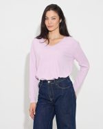 KNITTED V NECK