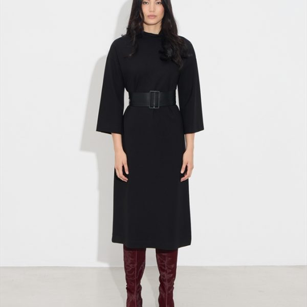 MIDI DRESS THREE QUARTER SLEEVE