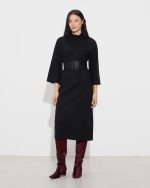 MIDI DRESS THREE QUARTER SLEEVE - Image 4
