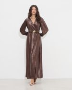 MAXI METALLIC DRESS
