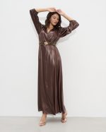 MAXI METALLIC DRESS - Image 2