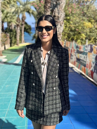 TWEED BLAZER JACKET