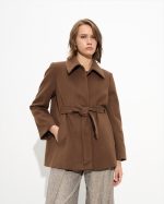 CARDIGAN COAT BELTED