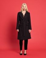 KNEE LONG DIAGONAL COAT - Image 2