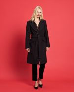 KNEE LONG DIAGONAL COAT - Image 3
