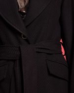 KNEE LONG DIAGONAL COAT - Image 5