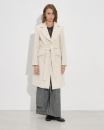 KNEE LONG DIAGONAL COAT - Image 8