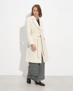 KNEE LONG DIAGONAL COAT - Image 9