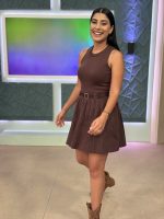 KNIT MINI DRESS - Image 3