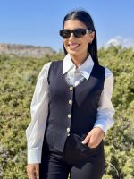 VEST KNIT RIBBED