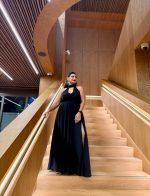 MAXI DRESS CHOCKER NECK - Image 6