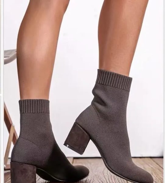KNITTED SOCK BOOTS