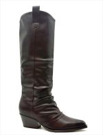 COWBOY RUCHED BOOTS