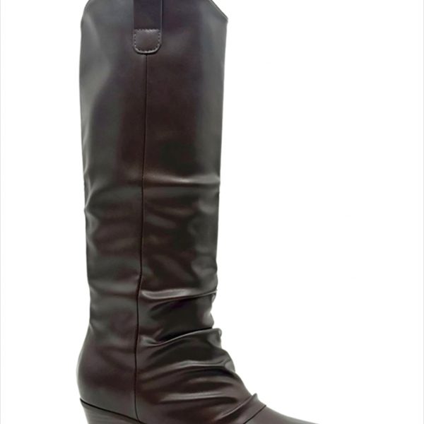 COWBOY RUCHED BOOTS