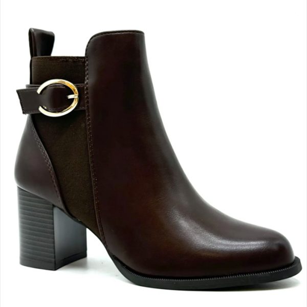 ANKLE BOOT MID HEEL