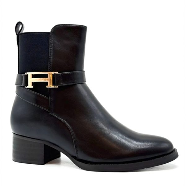 ANKLE BOOTS LOW BLOCK HEEL