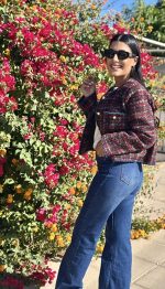 CROP TWEED CHECKERED JACKET - Image 2