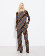 KNITTED TROUSER ZIK ZAK