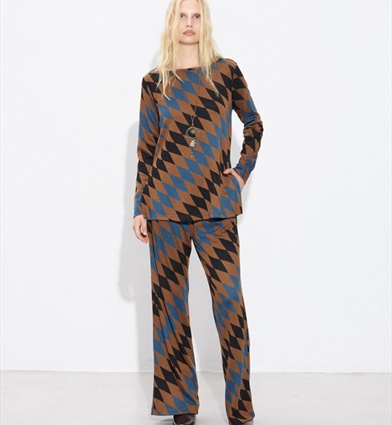 KNITTED TROUSER ZIK ZAK