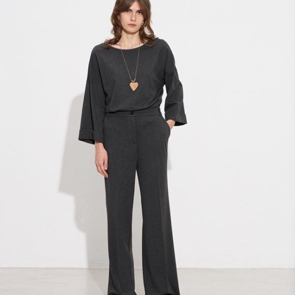 TROUSER SCUBA WIDE LEG