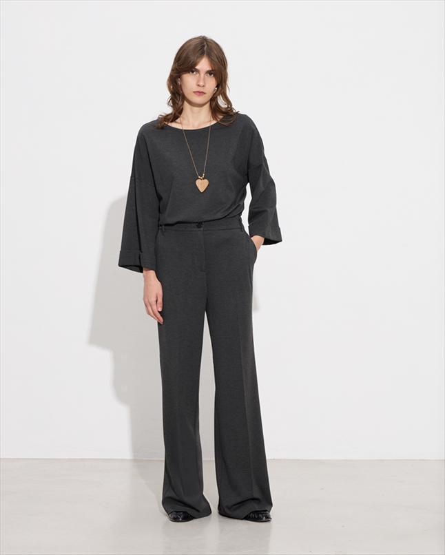 20134A.jpg TROUSER SCUBA WIDE LEG - Image 1