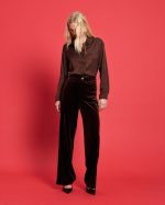 TROUSER VELVET WIDE LEG - Image 2