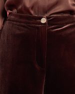 TROUSER VELVET WIDE LEG - Image 4