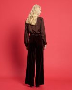 TROUSER VELVET WIDE LEG - Image 5