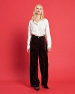 TROUSER VELVET LUREX