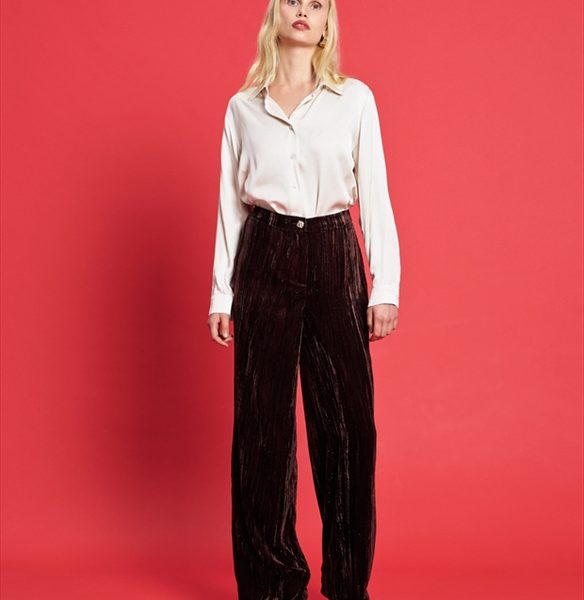 TROUSER VELVET LUREX