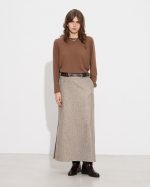 MAXI SKIRT TWEED