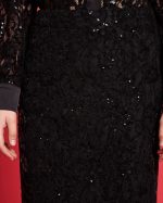 MIDI SKIRT LACE SEQUIN - Image 5