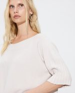 KNITTED SWEATER SHORT SLEEVE - Image 4