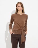 BLOUSE KNITTED FRONT KNOT - Image 7