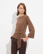 BLOUSE KNITTED FRONT KNOT - Image 9