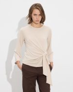 BLOUSE KNITTED FRONT KNOT - Image 2
